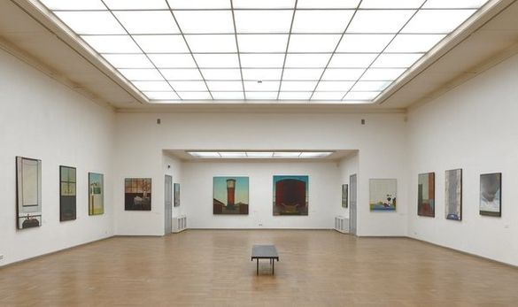 Tallinn Art Hall in Estonia Exhibition of paintings by Andres Tolts at the Tallinn Art Hall in Estonia.