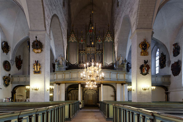 Cathedral of Saint Mary the Virgin in Tallinn, Estonia Interior view of the Cathedral of Saint Mary the Virgin in Tallinn, Estonia.
