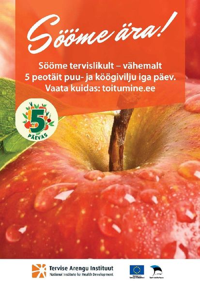 Sööme ära puu- ja köögiviljade nädal