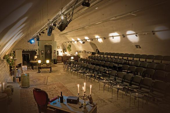 Kellerteater, Old Town Mystery Theatre in Tallinn, Estonia Interior view of the Kellerteater, Old Town Mystery Theatre in Tallinn, Estonia.