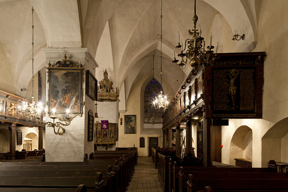Holy Spirit Church in Tallinn, Estonia Interior of the Holy Spirit Church in Tallinn, Estonia.