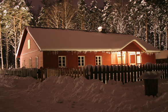 Christmas Village in Estoninan Open Air Museum