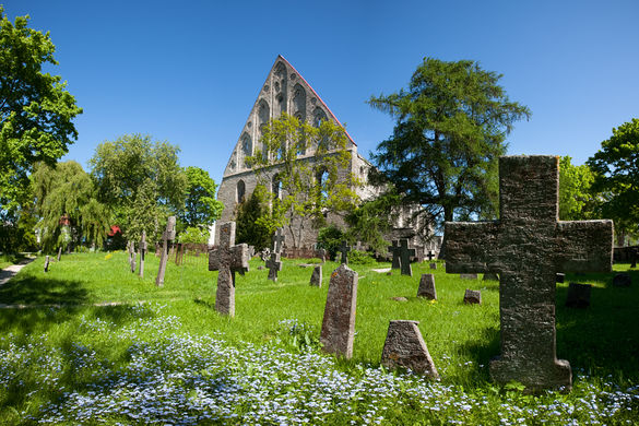 St. Bridget's Convent ruins in Tallinn, Estonia External view of the St. Bridget's Convent ruins in Tallinn, Estonia.