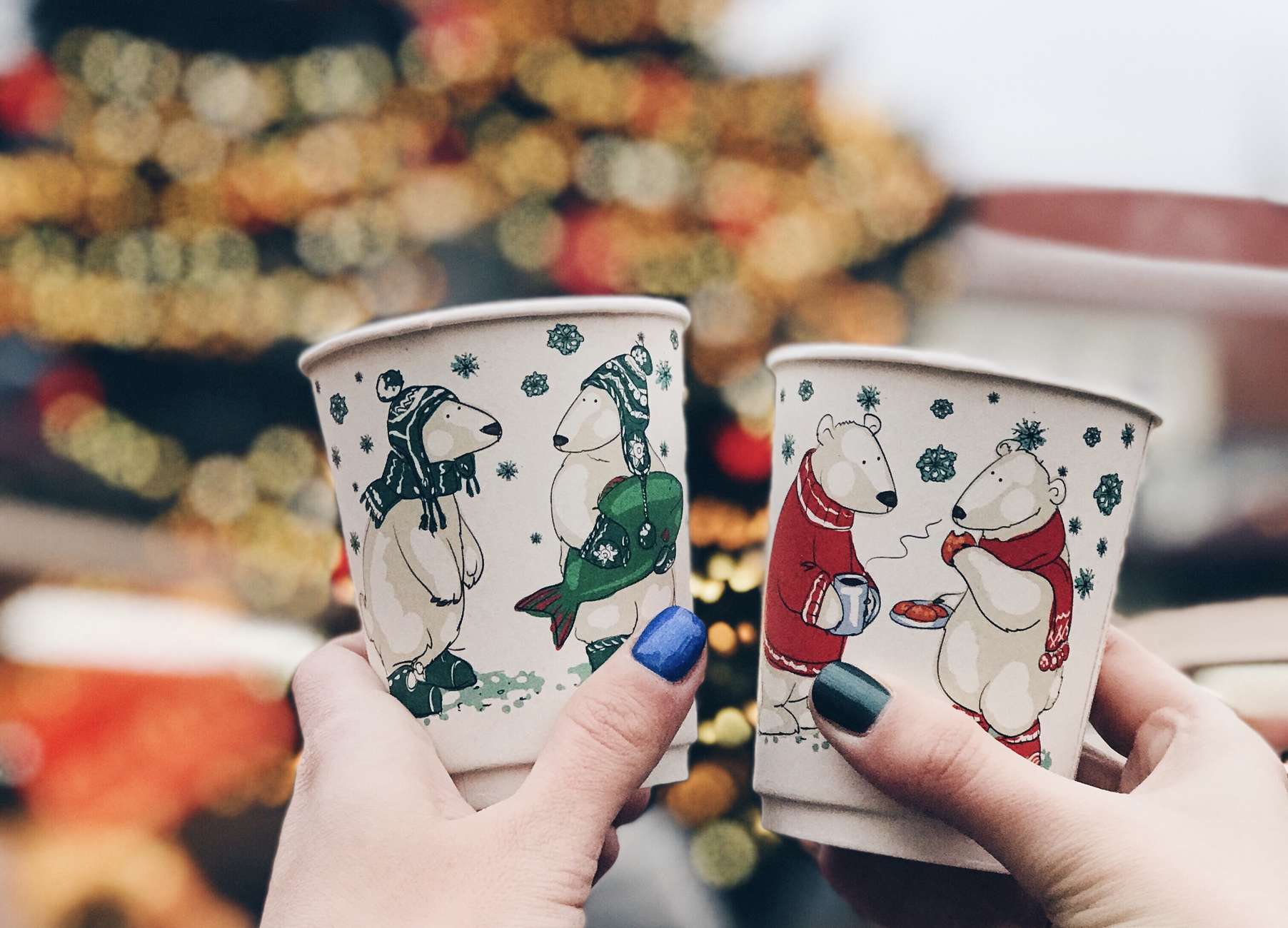 Hot mulled wine