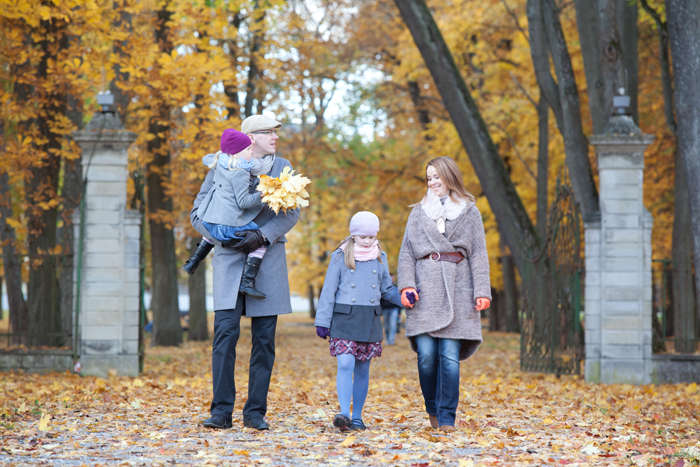 Family in Kadriorg