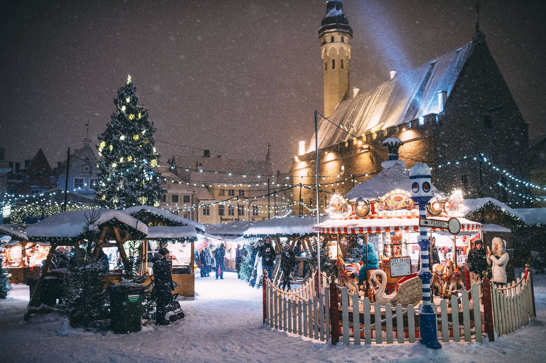 Carousel at the Christmas Market