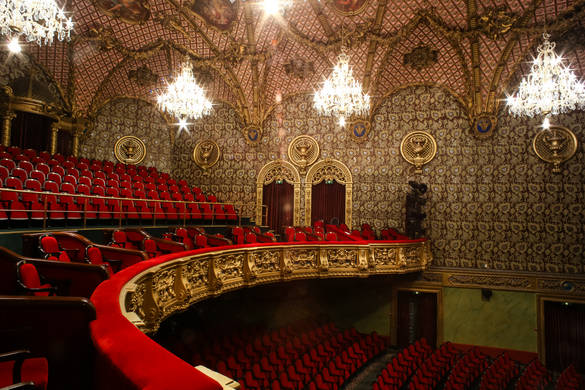 Russian Theatre in Tallinn, Estonia Interior view of the Russian Theatre in Tallinn, Estonia.